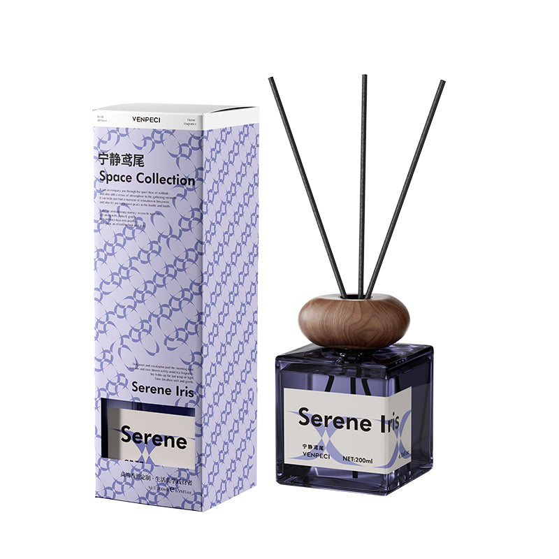 VENPECI Space Collection Wooden Top Reed Diffuser
