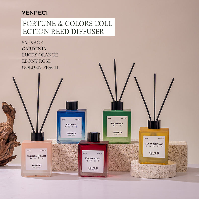 VENPECI Fortune & Colors Collection Reed Diffuser