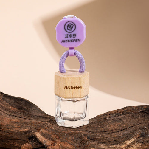 Car aromatherapy empty bottle with pull-string and easy-open clasp